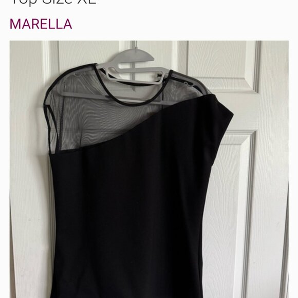 Marcella florence black top nwot xl - Picture 5 of 5